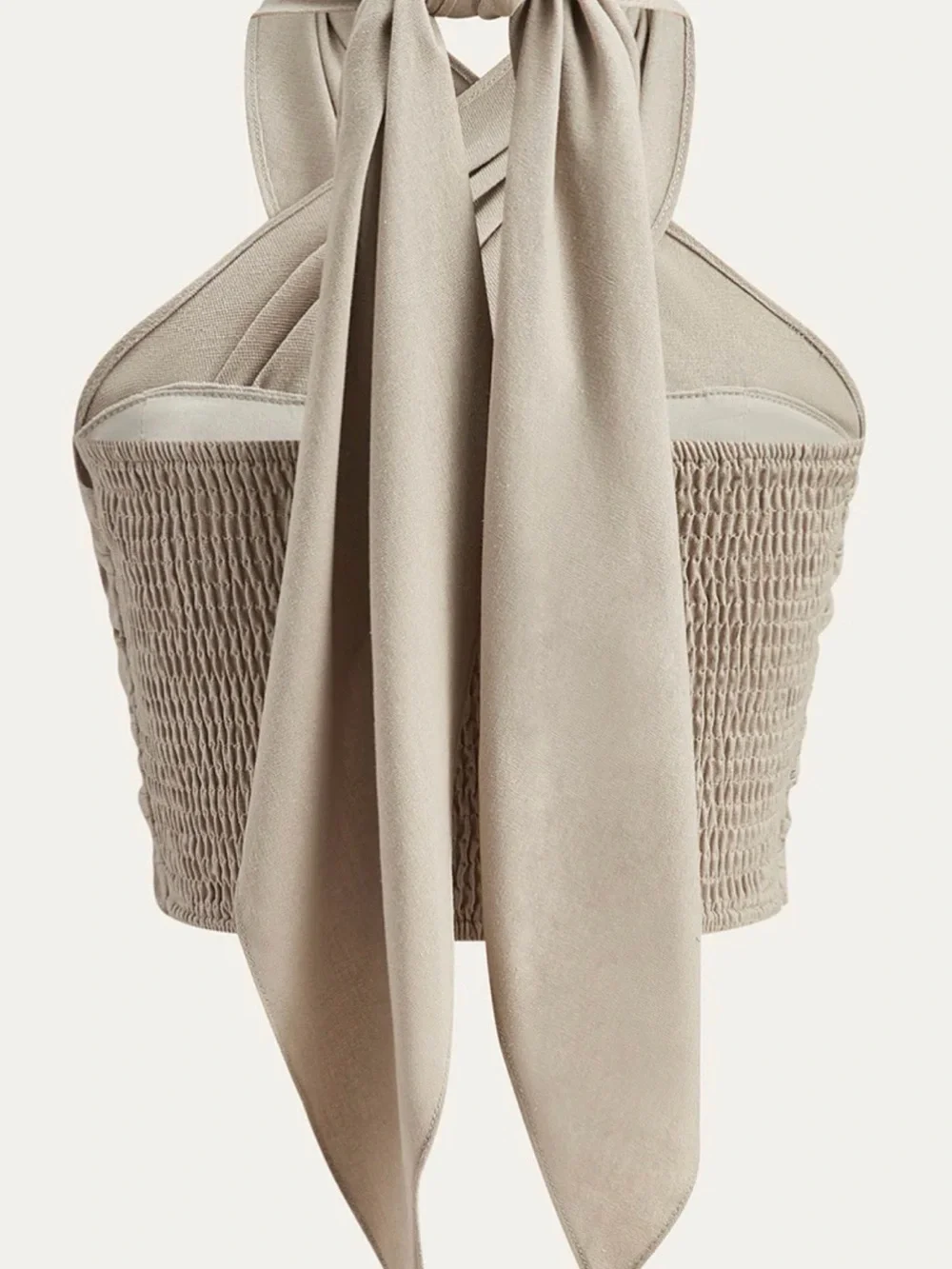 NWT Commense Linen Wrap Top - Picture 3 of 9